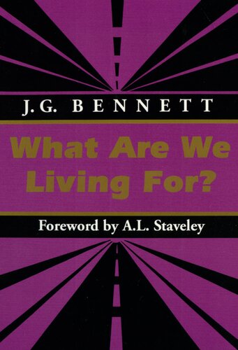 What are we living for