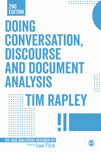 Doing Conversation, Discourse and Document Analysis (Qualitative Research Kit)