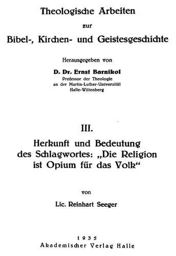 Herkunft und Bedeutung des Schlagwortes: 