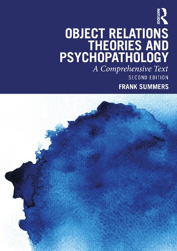 Object Relations Theories and Psychopathology