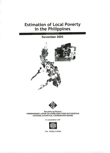 Estimation of Local Poverty in the Philippines