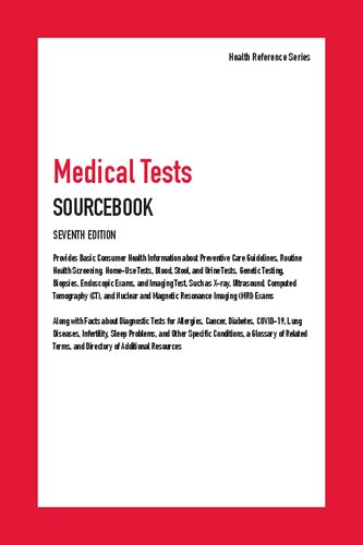 Health, Medical Tests, Sourcebook