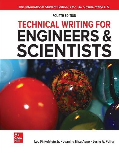 Technical Writing for Engineers & Scientists (International Student Edition)