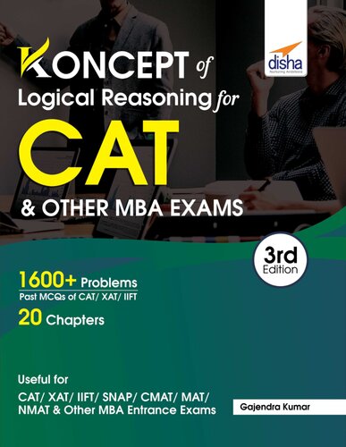 Koncepts of LR - Logical Reasoning for CAT, XAT, IIFT, MAT, CMAT, NMAT & other MBA Exams