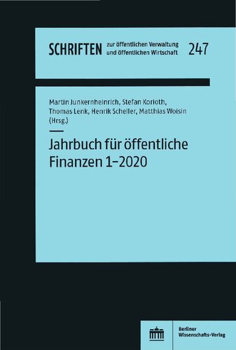 Jahrbuch für öffentliche Finanzen 1-2020