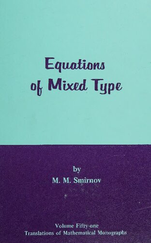 Equations of Mixed Type