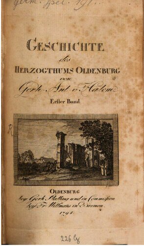 Geschichte des Herzogtums Oldenburg