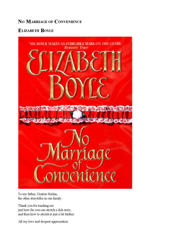 No Marriage of Convenience (Avon Romantic Treasure)