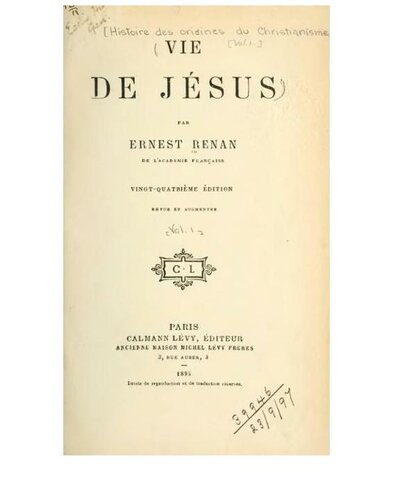 Vie de Jésus