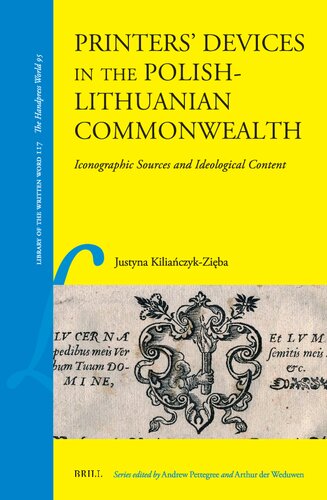 Printers' Devices in the Polish-Lithuanian Commonwealth: Iconographic Sources and Ideological Content