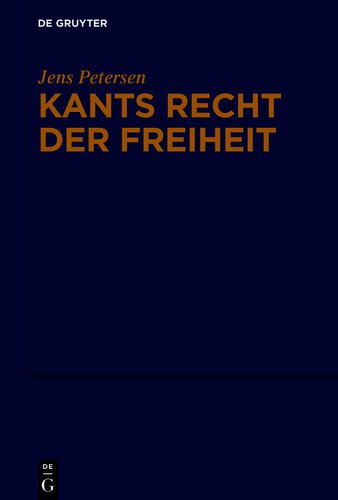 Kants Recht der Freiheit
