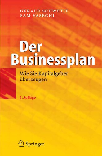 Der Businessplan: Wie Sie Kapitalgeber überzeugen (German Edition)