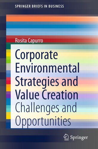 Corporate Environmental Strategies and Value Creation: Challenges and Opportunities (SpringerBriefs in Business)