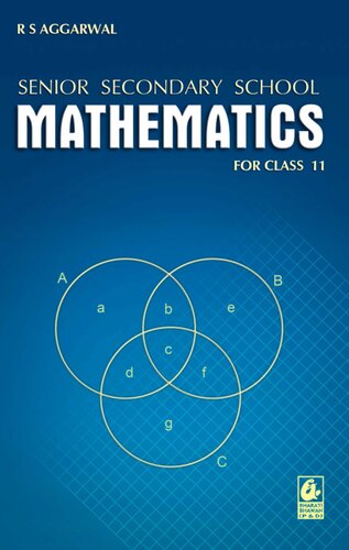 Senior Secondary School Mathematics for Class 11