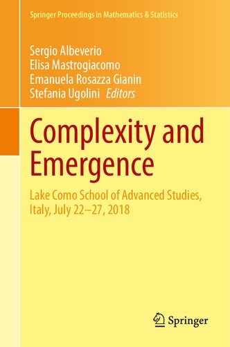 Complexity and Emergence: Lake Como School of Advanced Studies, Italy, July 22–27, 2018