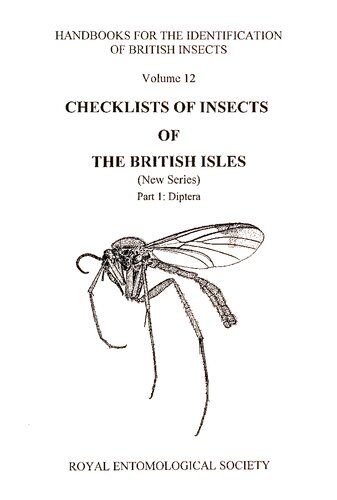 Checklist of Insects of the British isles (New Series). Part 1: Diptera (Incorporating a List of Irish Diptera)