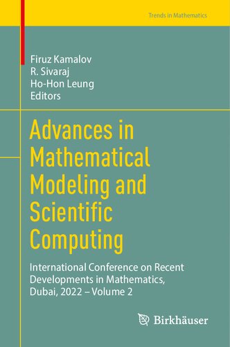 Advances in Mathematical Modeling and Scientific Computing: International Conference on Recent Developments in Mathematics, Dubai, 2022 – Volume 2
