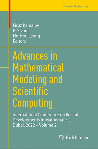 Advances in Mathematical Modeling and Scientific Computing: International Conference on Recent Developments in Mathematics, Dubai, 2022 – Volume 2