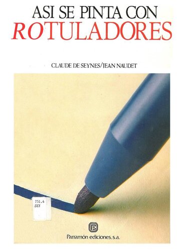 Así se pinta con rotuladores