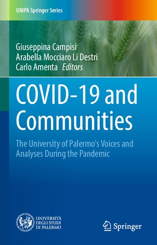 COVID-19 and Communities: The University of Palermo's Voices and Analyses During the Pandemic (UNIPA Springer Series)