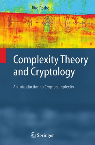 Complexity Theory and Cryptology