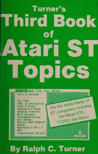 Turner's Third Book of Atari ST Topics