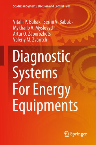 Diagnostic Systems For Energy Equipments (Studies in Systems, Decision and Control, 281)