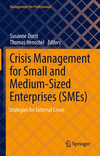 Crisis Management for Small and Medium-Sized Enterprises (SMEs): Strategies for External Crises