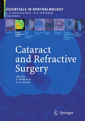 Cataract and Refractive Surgery (Essentials in Ophthalmology)