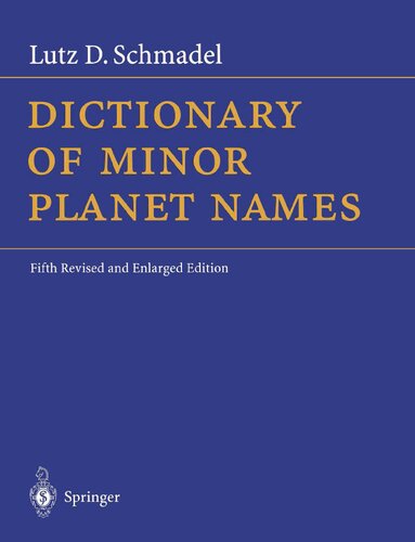 Dictionary of Minor Planet Names