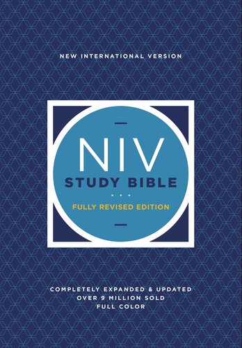 NIV Study Bible, Fully Revised Edition, Hardcover, Red Letter, Comfort Print