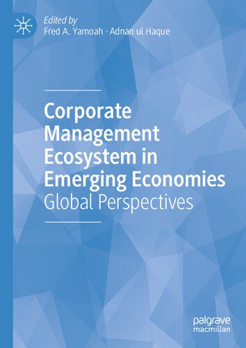 Corporate Management Ecosystem in Emerging Economies: Global Perspectives