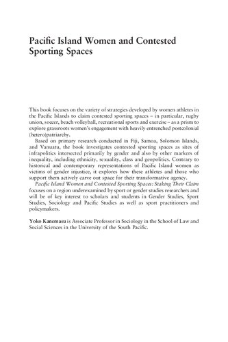 Pacific Island Women and Contested Sporting Spaces: Staking Their Claim
