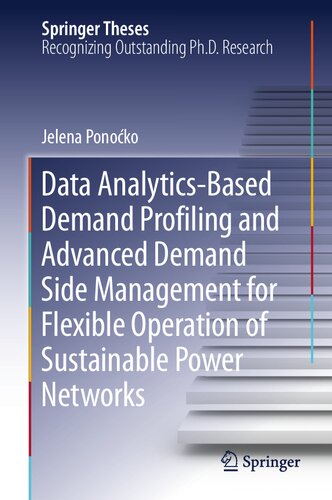 Data Analytics-Based Demand Profiling and Advanced Demand Side Management for Flexible Operation of Sustainable Power Networks (Springer Theses)