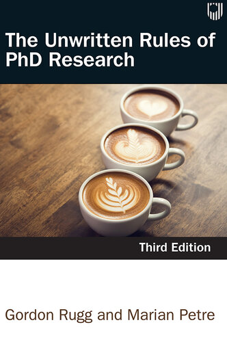 The Unwritten Rules of PHD Research