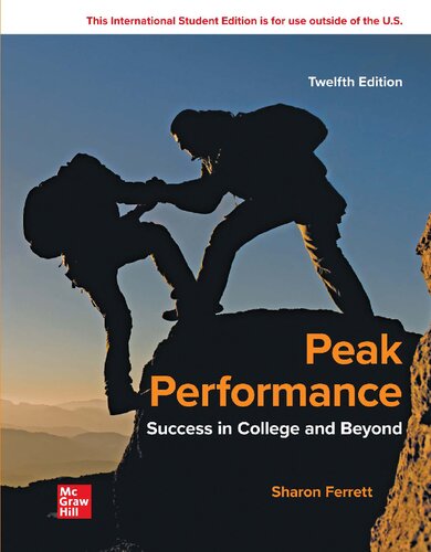 Peak Performance: Success in College and Beyond ISE