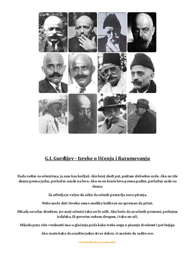 Izreke o Učenju i Razumevanju