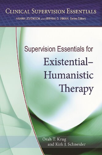 Supervision Essentials for Existential–Humanistic Therapy