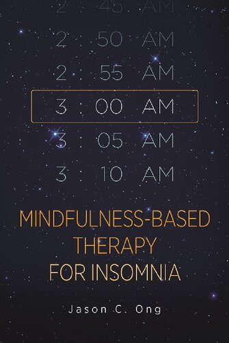 Mindfulness-Based Therapy for Insomnia