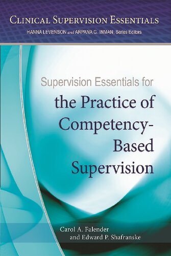Supervision Essentials for the Practice of Competency-Based Supervision