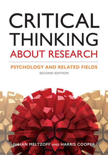 Critical Thinking About Research: Psychology and Related Fields