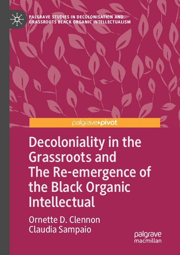 Decoloniality in the Grassroots and The Re-emergence of the Black Organic Intellectual (Palgrave Studies in Decolonisation and Grassroots Black Organic Intellectualism)