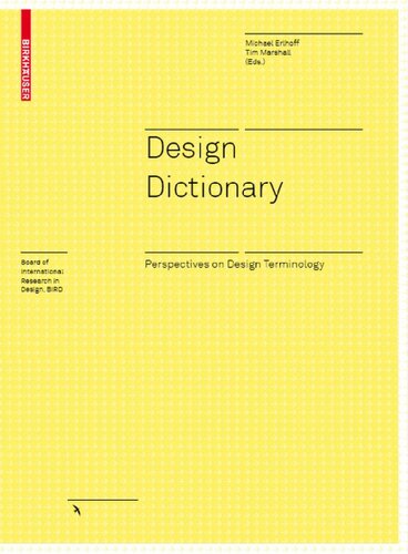 Wörterbuch Design: Begriffliche Perspektiven des Design (Board of International Research in Design) (German Edition)