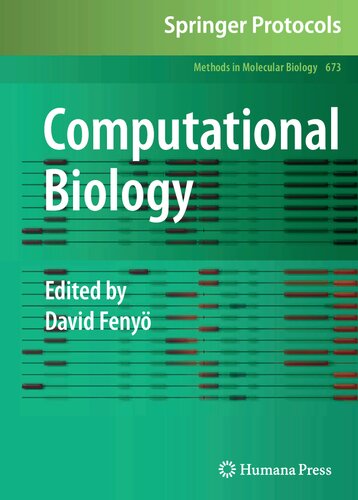 Computational Biology (Methods in Molecular Biology, 673)