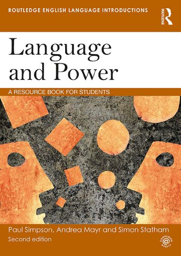 Language and Power: A Resource Book for Students (Routledge English Language Introductions)