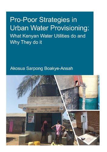 Pro-Poor Strategies in Urban Water Provisioning: What Kenyan Water Utilities Do and Why They Do It (IHE Delft PhD Thesis Series)