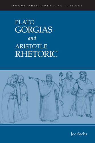 Gorgias and Rhetoric (Focus Philosophical Library)