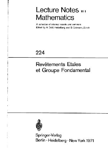 SGA 1: Revetements etales et groupe fondamental