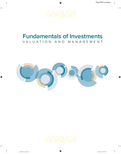 Fundamentals of Investments Valuation and Management
