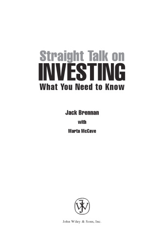 Straight Talk on Investing: What You Need to Know